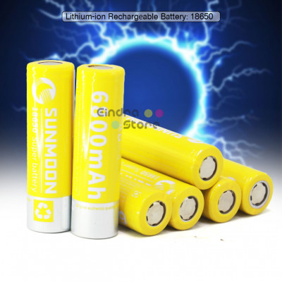 Lithium-ion Rechargeable Battery: 18650